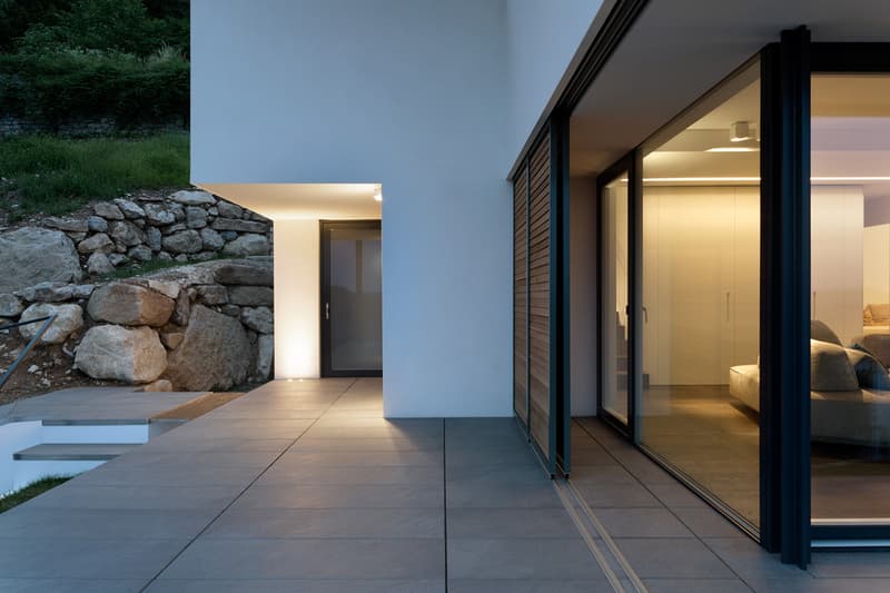 House NM Studio Ecoarch varese italy home hillside architecture design