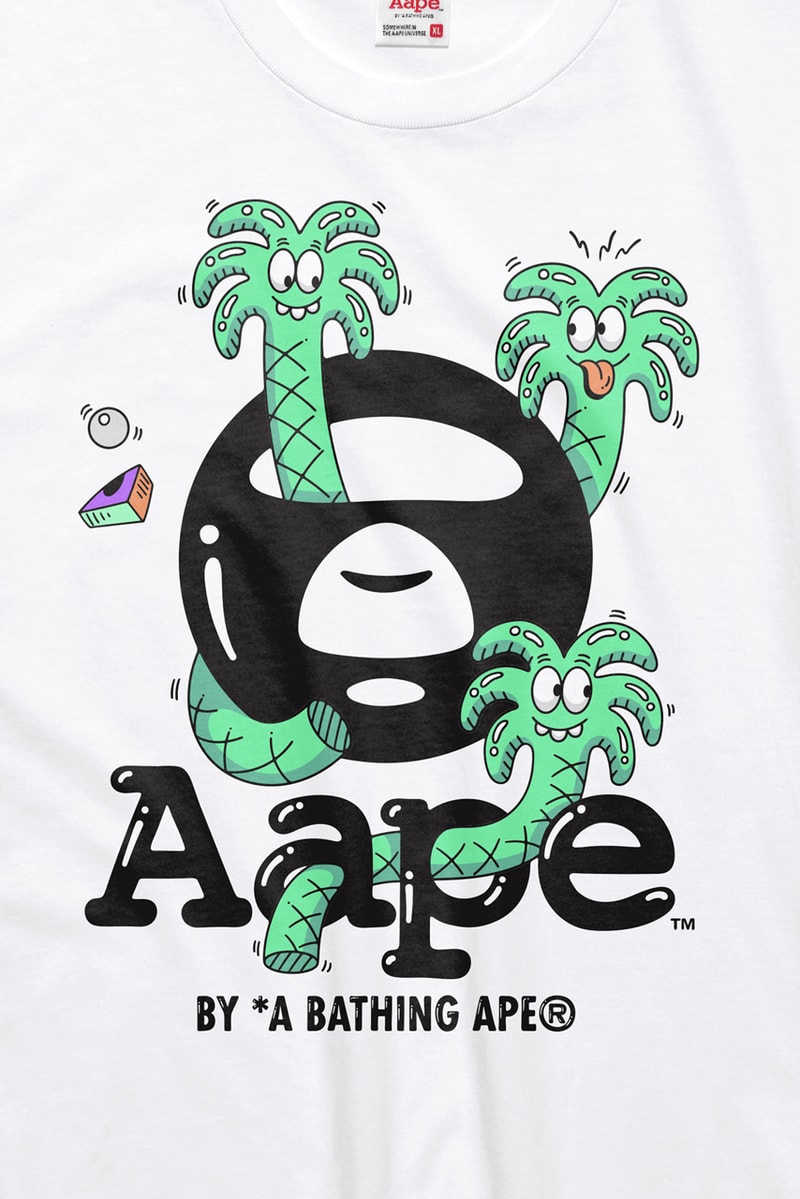 aape by a bathing ape steven harrington vinyl figure collectible sculpture apparel clothing tee t shirt fashion style streetwear collaboration