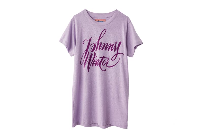 Acne Studios Johnny Winter Capsule Collection Clothing Fashion Cop Purchase Buy Jonny Johansson Charity Archive One-Off Musician Foundation for the Arts Sweden Stockholm Blues