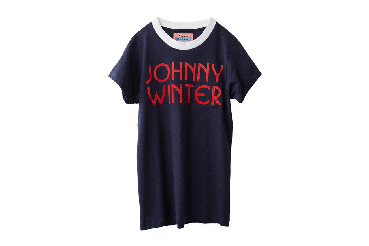 Acne Studios Johnny Winter Capsule Collection Clothing Fashion Cop Purchase Buy Jonny Johansson Charity Archive One-Off Musician Foundation for the Arts Sweden Stockholm Blues