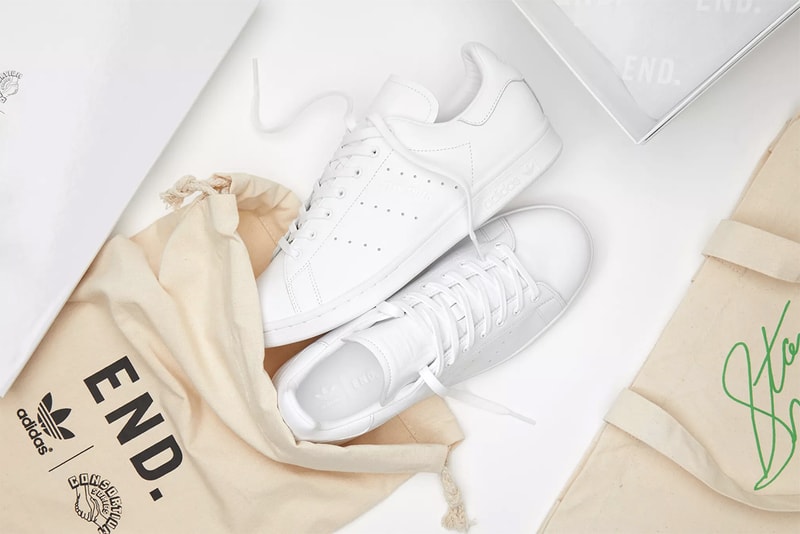 adidas Consortium x END. Stan Smith Collab Details Collaboration Shoes Sneakers Trainers Kicks Footwear Cop Purchase Buy Raffle £99 GBP London Store