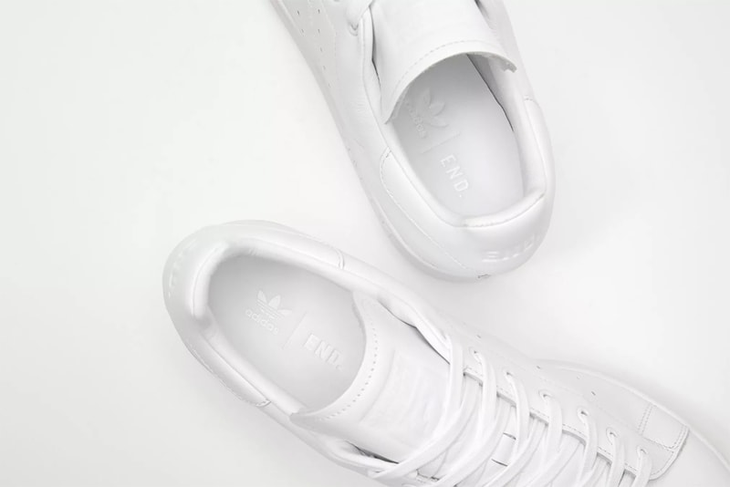 adidas Consortium x END. Stan Smith Collab Details Collaboration Shoes Sneakers Trainers Kicks Footwear Cop Purchase Buy Raffle £99 GBP London Store