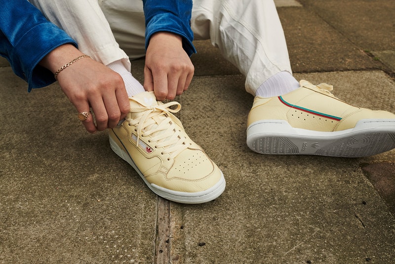 adidas Continental 80 Four New Essential Colorways Details Release Date Details Cop Purchase Buy Lookbook Campaign maroon grey navy yellow Yeezy Powerphase Boost Archive Vintage Stripe