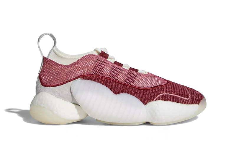 adidas crazy byw lvl 2 trace maroon running white clear orange 2018 footwear 