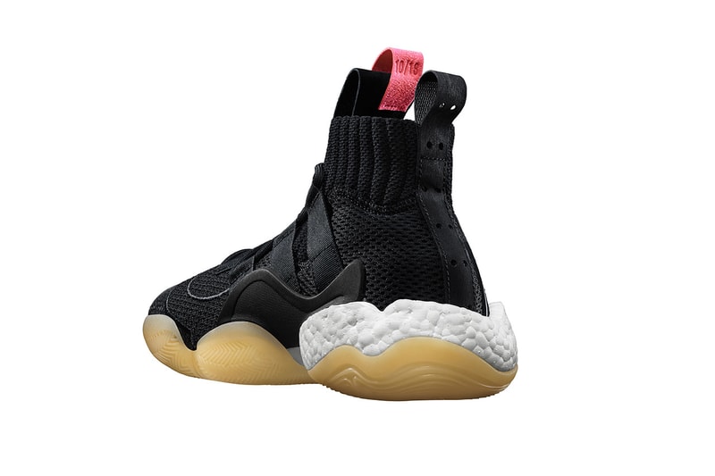 adidas crazy byw x black white gum 2018 november footwear