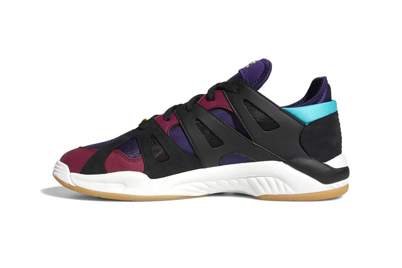 adidas Torsion Dimension Low Dark Plum black blue purple white gum release info sneakers