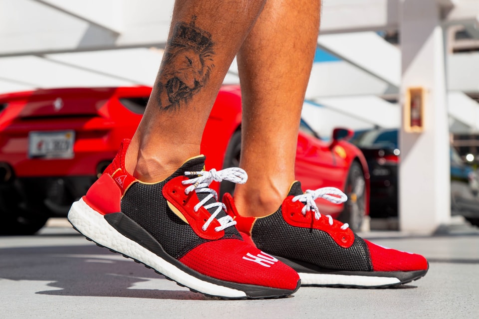 Pharrell Williams x adidas Solar Hu Glide Red Coming Soon