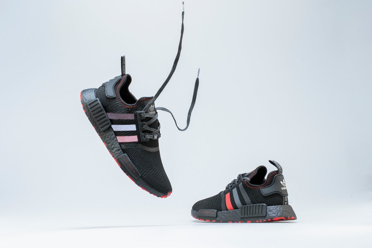 adidas Shoe Palace NMD R1 25th Anniversary black red sneaker 
