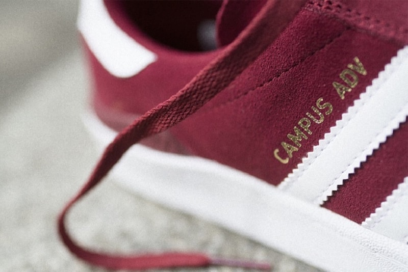 adidas Campus ADV Collegiate Burgundy skateboarding blondey mccoy buy release date price pricing october 6 2018 fall winter red white