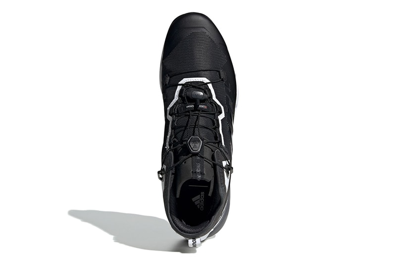 White Mountaineering x adidas Terrex Fast Release Date Shoes Trainers Kicks Sneakers Cop Purchase Buy Black White Monochrome hiking trail technical