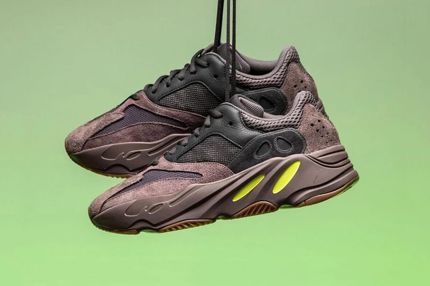 adidas YEEZY BOOST 700 Wave Runner Mauve First Look Kanye West Brown Black Neon