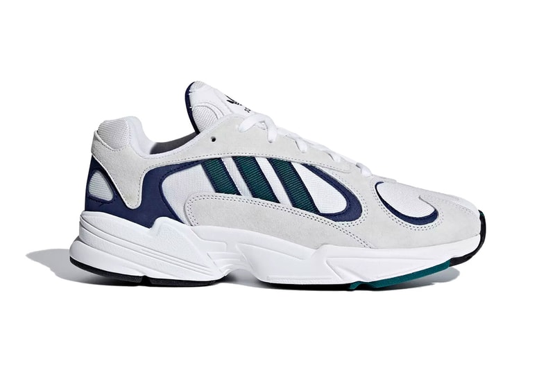 adidas yung 1 cloud white noble green blue 2018 november footwear