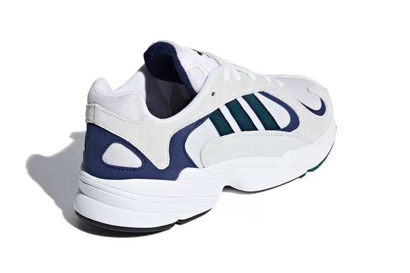 adidas yung 1 cloud white noble green blue 2018 november footwear