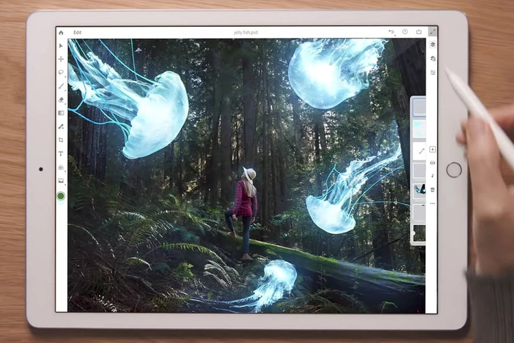 Here's How the Full Version of Photoshop Will Look on the iPad