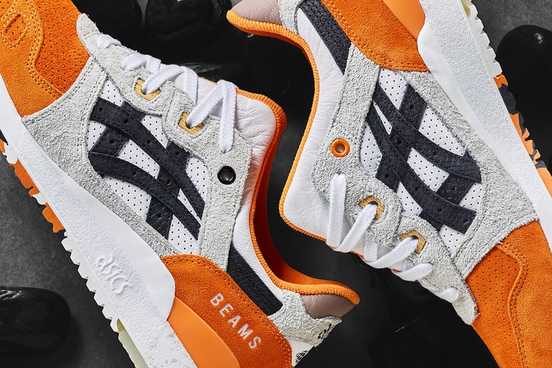 Afew x BEAMS x Asics Tiger Gel Lyte III "Orange Koi" Collection Sneakers Shoes Trainers Kicks First Closer Look Cop Purchase Buy