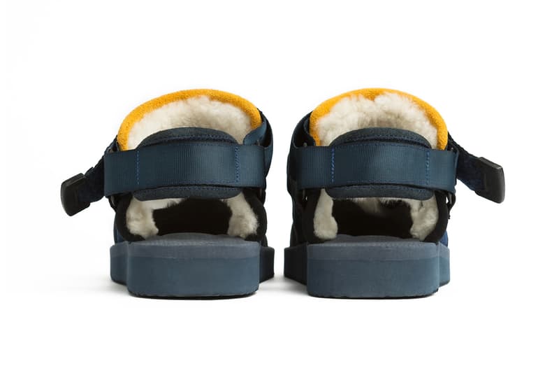 Aimé Leon Dore suicoke sandals pavo shearling slip on fall winter 2018 collaboration drop release date info sneaker shoe