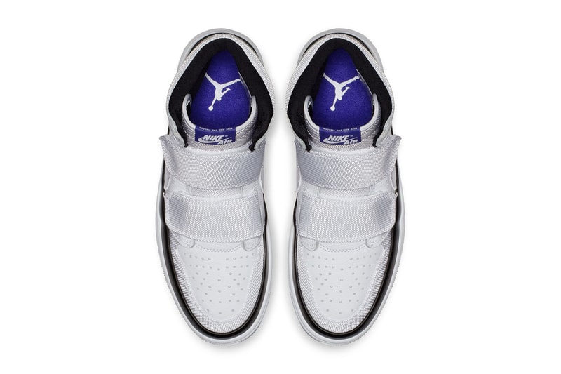 Air Jordan 1 High Double Strap Concord Release white leather black blue white price 2018 