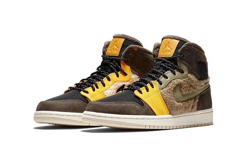 Air Jordan 1 Retro High Premium "Parachute Beige/Lava Glow" sneaker colorway fleece women's release date info price purchase