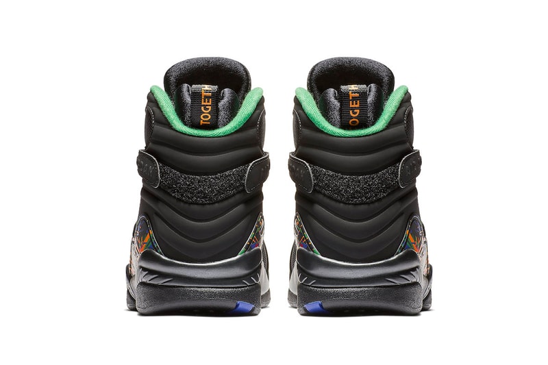 Air Jordan 8 Tinker Air Raid release info sneakers basketball jordan brand black Light Concord Aloe Verde University Red