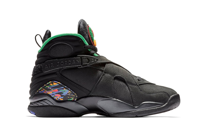 Air Jordan 8 Tinker Air Raid release info sneakers basketball jordan brand black Light Concord Aloe Verde University Red