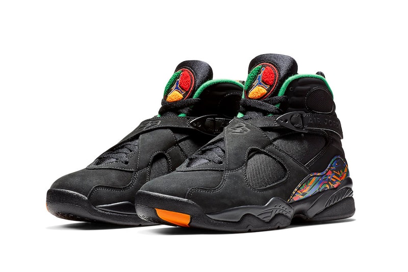 Air Jordan 8 Tinker Air Raid release info sneakers basketball jordan brand black Light Concord Aloe Verde University Red