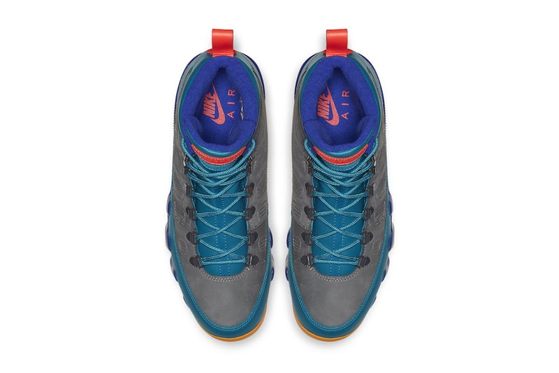 Air Jordan 9 Boot NRG Release Date olive blue purple orange yellow october 2018 price nike sportswear jordan brand 