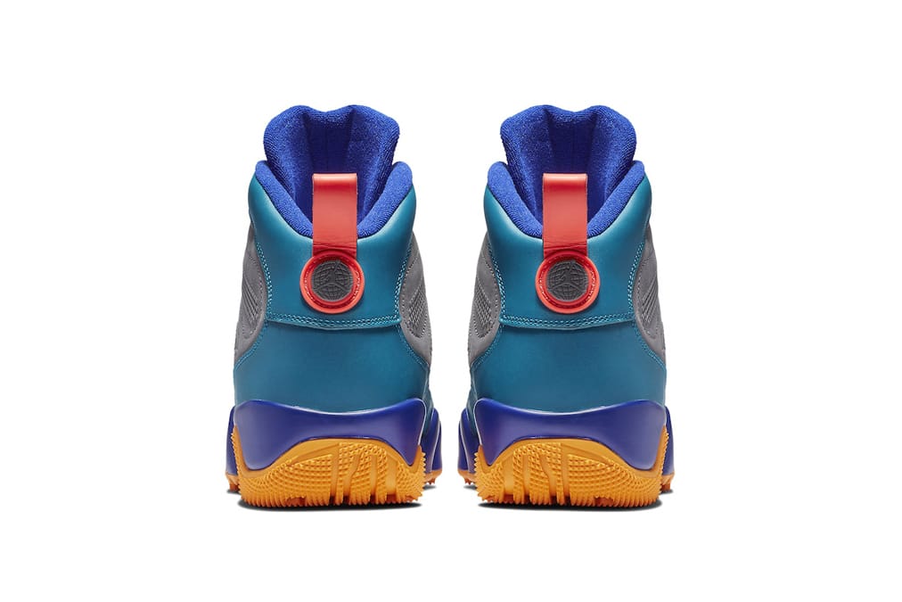Air Jordan 9 Boot NRG Grey/Blue/Orange 