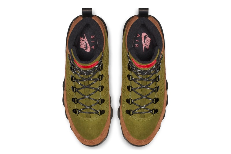 Air Jordan 9 Retro Boot NRG "Beef and Broccoli" Release Date sneaker brown olive colorway price info purchase online october 2018 jordan brand