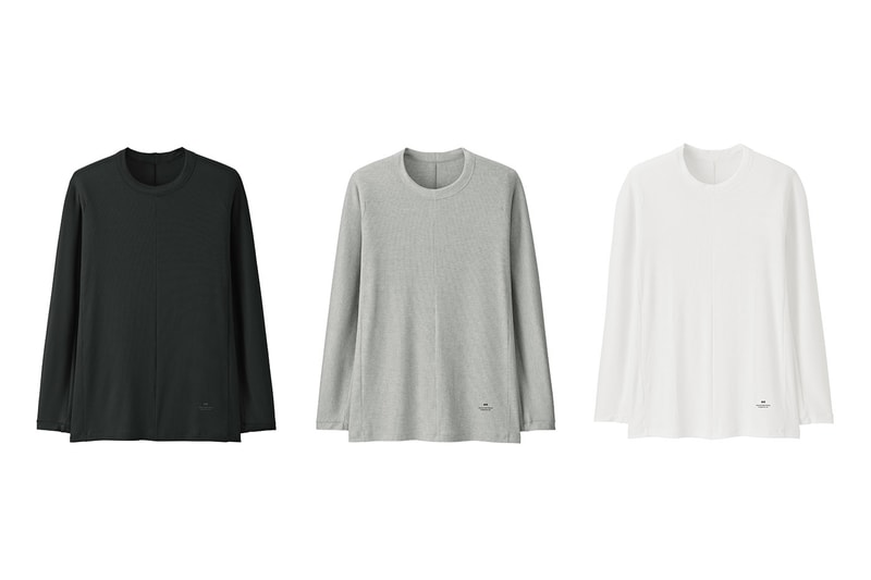 Alexander Wang UNIQLO HEATECH Collection black grey white full look crew neck T shirt leggings bra shorts tank top boxer briefs body suit LifeWear
