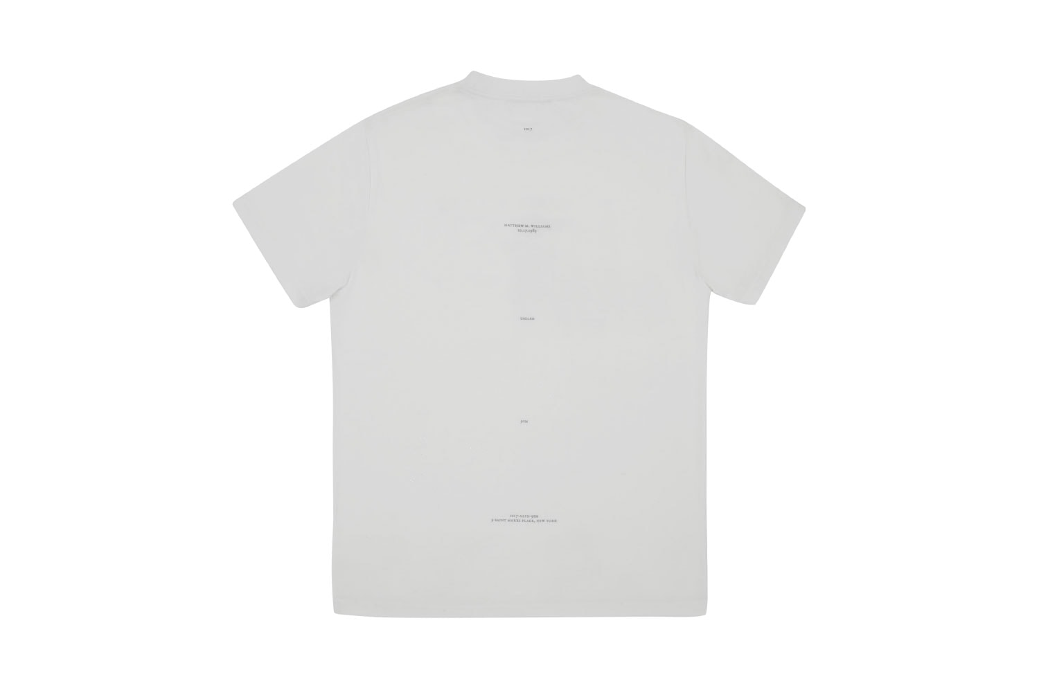 SARDIN x ALYX T-Shirt Capsule Pre-Order graphic print 1017 alyx 9sm matthew williams price 