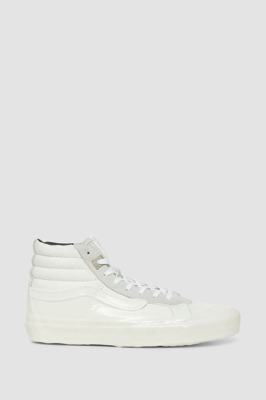 vans white rubber shoes