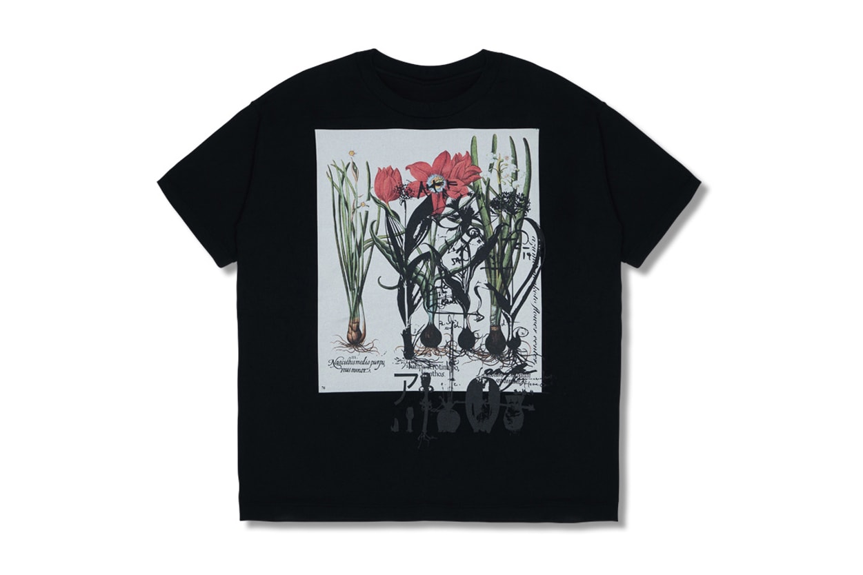 amkk Azuma Makoto Kaju Kenkyusho hypefest drop release date info collection floral pattern sweater tee shirt bag info buy sell
