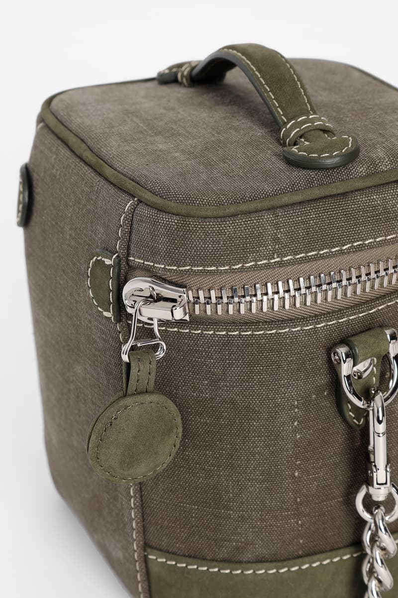 READYMADE Vanity Bag green white release info bags accessories Yuta Hosokawa chain embroidery