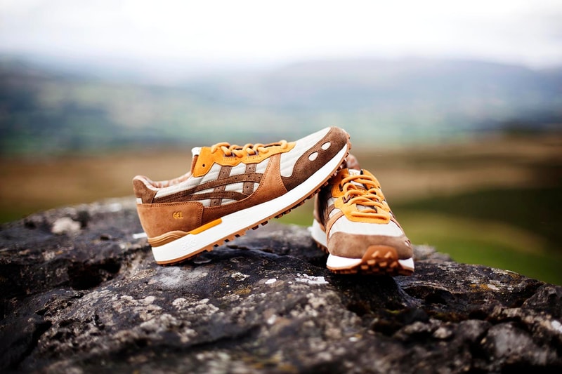 YMC x ASICSTIGER GEL-LYTE XT Release Details Raffle Register Video Lookbook Brown Sand White Purple Blue T-shirt Socks trekking hiking Fraser Cook You Must Create London Collaboration