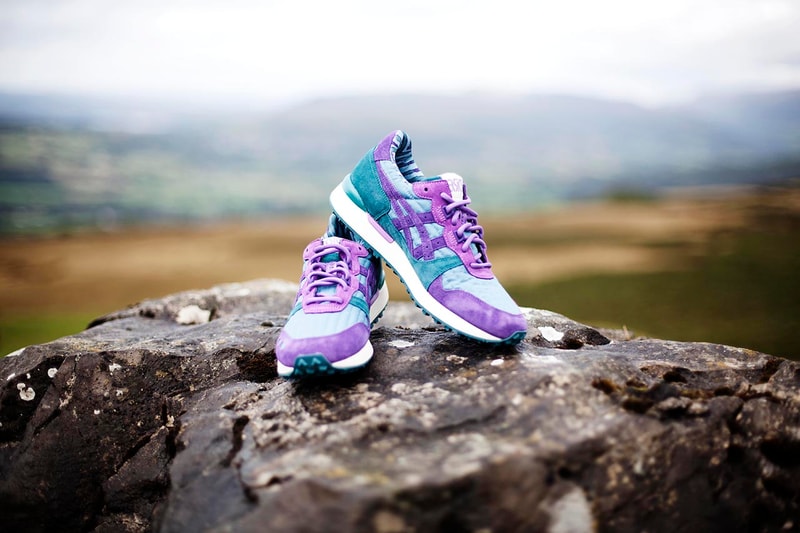 YMC x ASICSTIGER GEL-LYTE XT Release Details Raffle Register Video Lookbook Brown Sand White Purple Blue T-shirt Socks trekking hiking Fraser Cook You Must Create London Collaboration