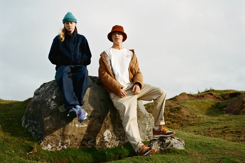 YMC x ASICSTIGER GEL-LYTE XT Release Details Raffle Register Video Lookbook Brown Sand White Purple Blue T-shirt Socks trekking hiking Fraser Cook You Must Create London Collaboration
