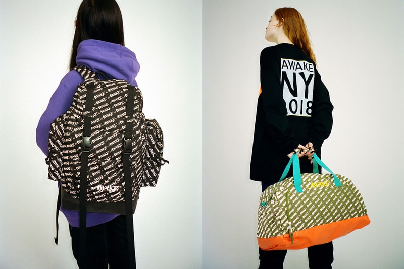 Awake NY Fall 2018 Collection Lookbook Release date info drop buy winter web store october 31 2018 procell november 6 collaboration accessories bags