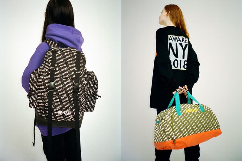 Awake NY Fall 2018 Collection Lookbook Release date info drop buy winter web store october 31 2018 procell november 6 collaboration accessories bags