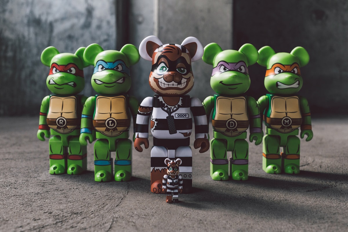 Bait Medicom Toy Teenage Mutant Ninja Turtles Bearbricks Be@rbrick TMNT Scratch 