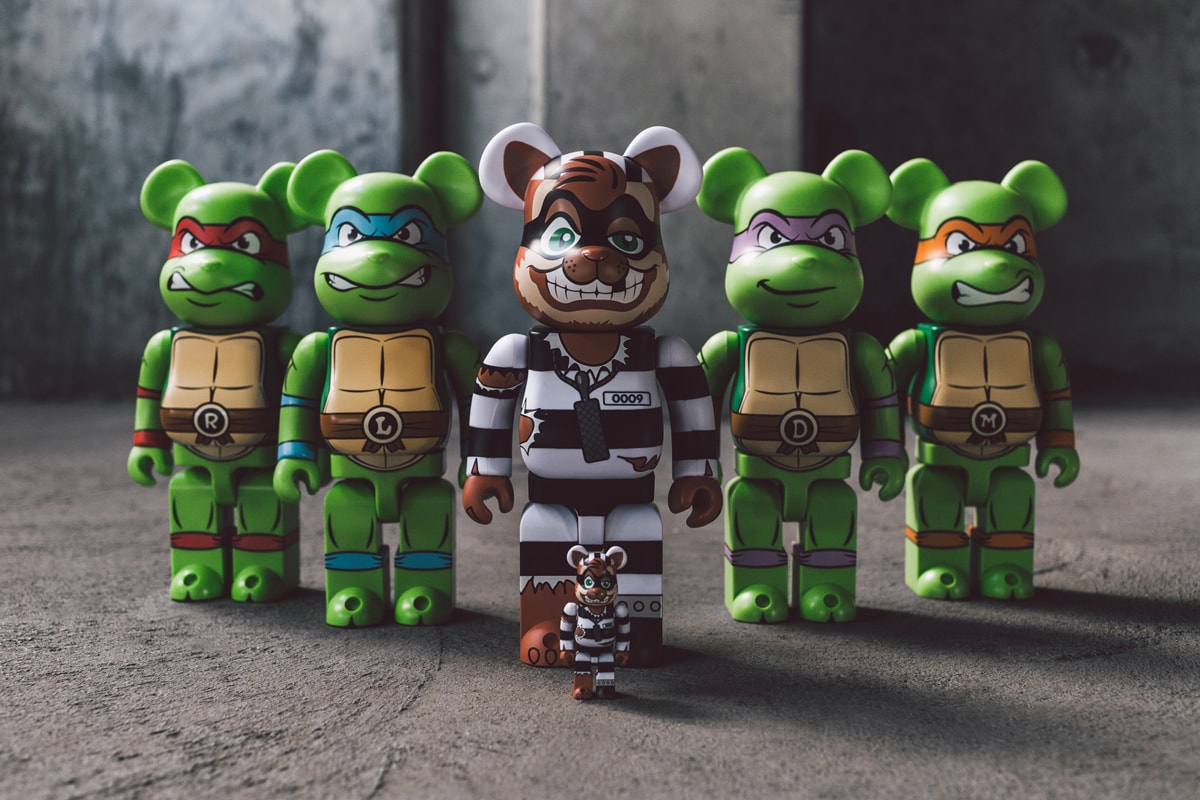Bait Medicom Toy Teenage Mutant Ninja Turtles Bearbricks Be@rbrick TMNT Scratch