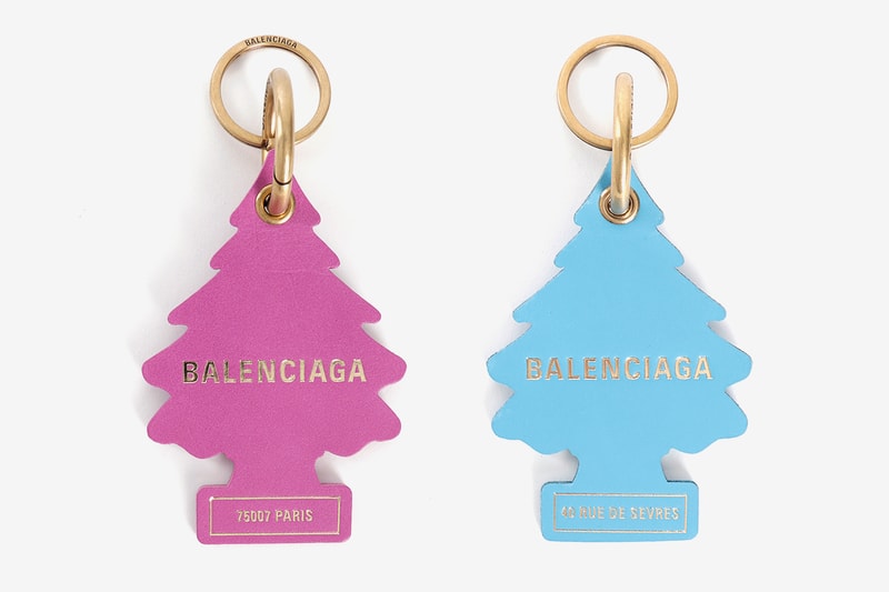 Balenciaga Fall Winter 2018 Pine Tree Keychains release info accessories