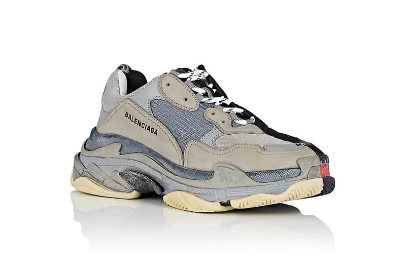 Balenciaga Triple S Half and Half Philippines release sneaker bulky chunky dad shoe split yellow white red grey black