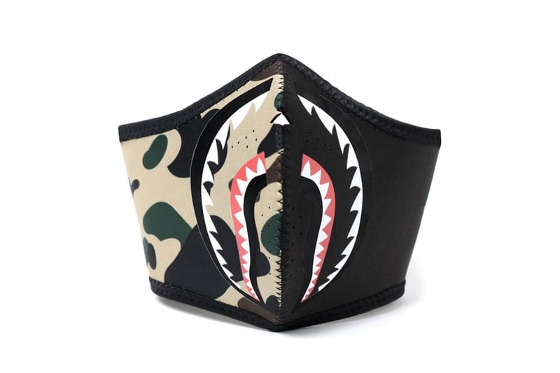 BAPE Debuts All-New 1ST Camo Shark Masks for Fall/Winter 2018