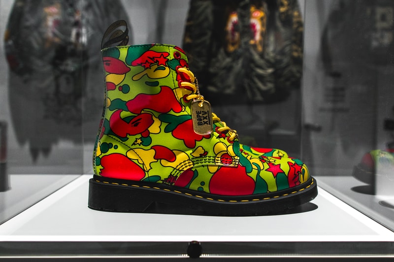 BAPE a bathing ape Dr. Martens "BAPE XXV" Collaboration tokyo japan 