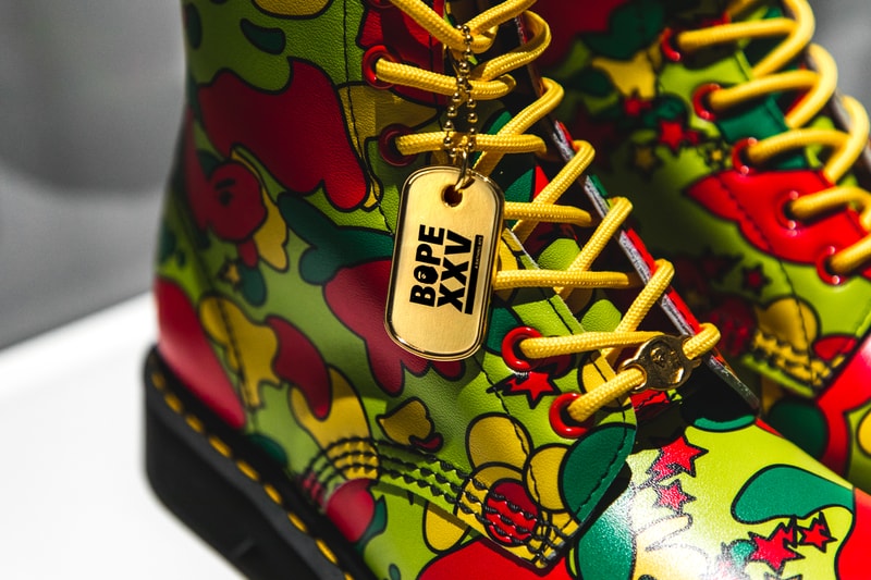 BAPE a bathing ape Dr. Martens "BAPE XXV" Collaboration tokyo japan 