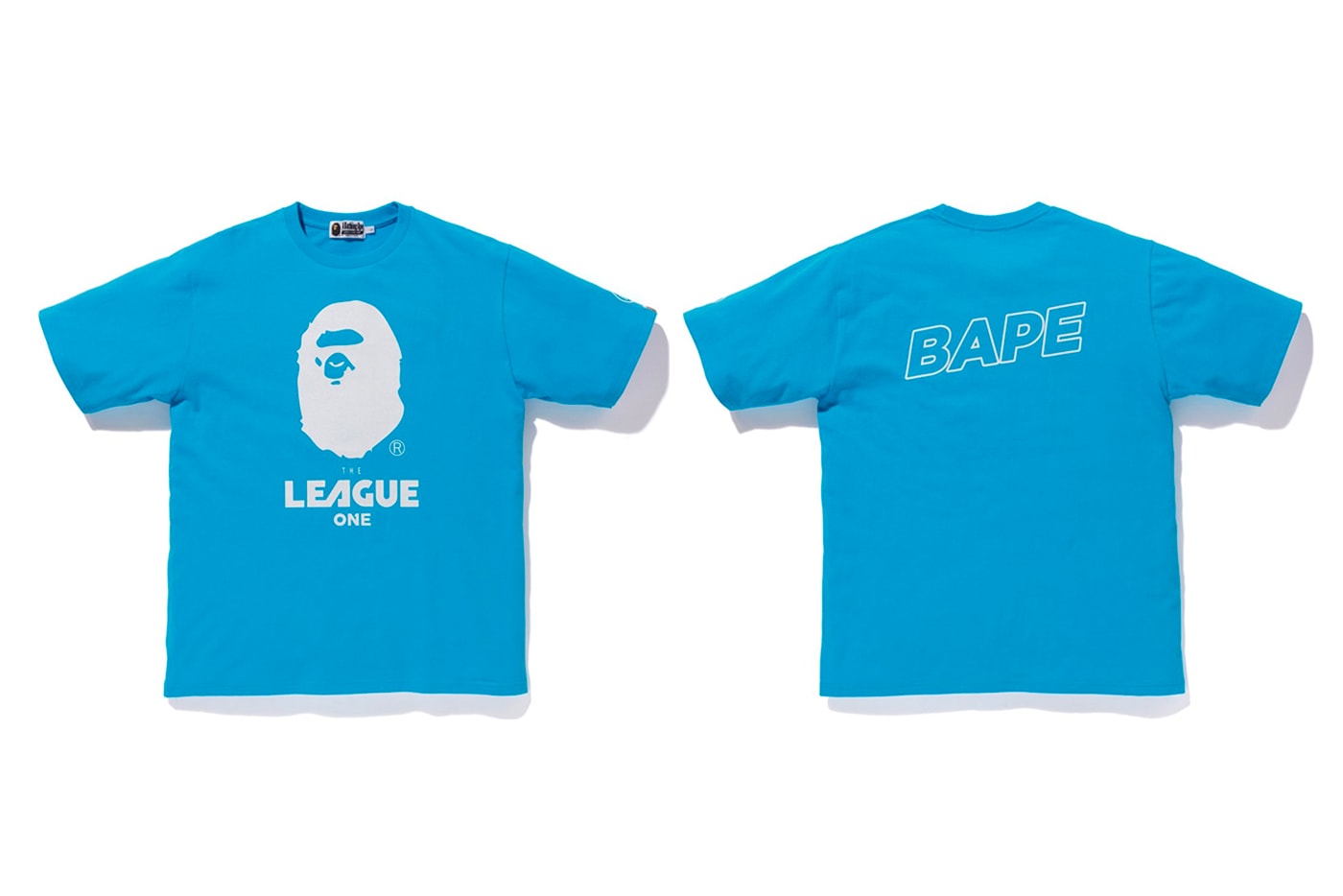 bape ea sports collection blue shirt
