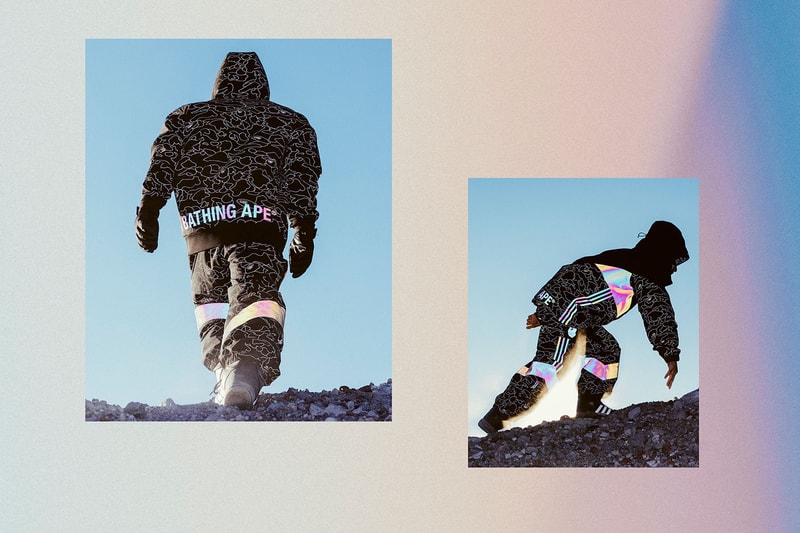 BAPE x adidas Snowboarding Capsule fall winter 2018 a bathing ape ape head snow