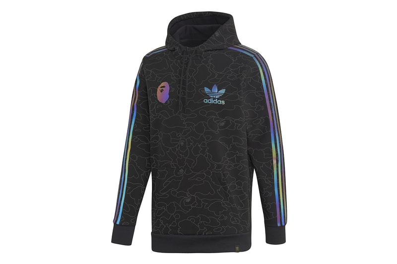 BAPE x adidas Xeno Reflective Collection 3M Neon Black