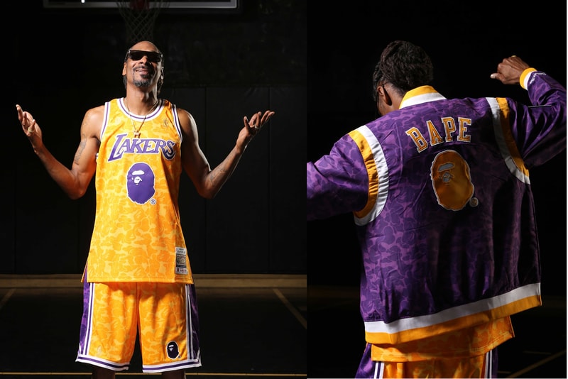 BAPE NBA Basketball Collection Mitchell & Ness and Spalding Snoop Dogg