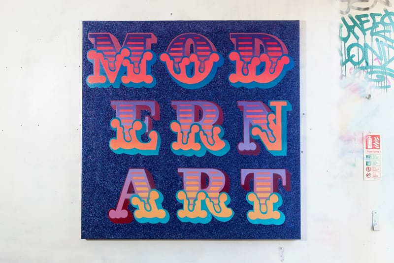 Ben Eine Elevates Typography Artworks for Upcoming London Exhibition